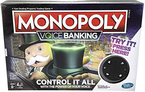 Product Cover Monopoly Voice Banking Electronic Family Board Game for Ages 8 & Up