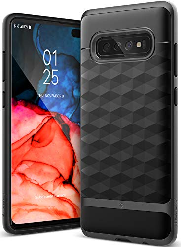 Product Cover Caseology Parallax for Galaxy S10+ Plus Case (2019) - Award Winning Design - Black