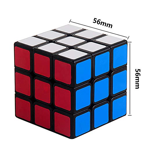 Product Cover Sengso Speed Cube 3x3 Magic Cube Brain Teaser Puzzle Cube Smooth Turning Sticker Black