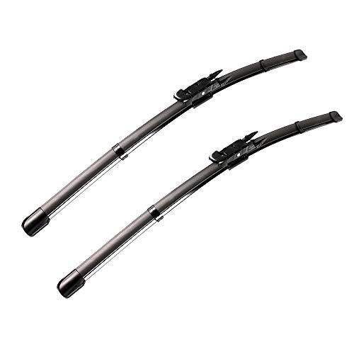 Product Cover 2 wipers Factory for Audi Q7 2007-2015 Front Windshield Wiper Blade Set part # 4L1955425B, 4L1955426A Pinch Tab 26