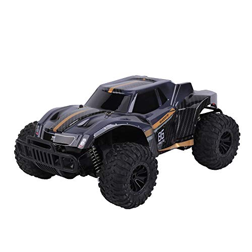 Product Cover DeXop Newest Rc Cars 2.4Ghz 20km/H High Speed Remote Control Car 1/16 Scale RC Truck Radio Control Vehicle Off Road Remote Control Monster for Kids & Adults-Black Orange