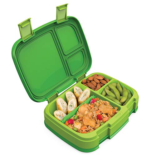 Product Cover Bentgo Fresh (Green) - New & Improved Leak-Proof, Versatile 4-Compartment Bento-Style Lunch Box - Ideal for Portion-Control and Balanced Eating On-The-Go - BPA-Free and Food-Safe Materials