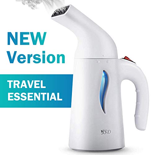 Product Cover JSD Steamer for Clothes, 7 in 1 Travel Garment Steamers, 150ml Powerful Handheld Fabric Steamer with High Capacity for Home and Travel, Travel Pouch Included [Updated Version]