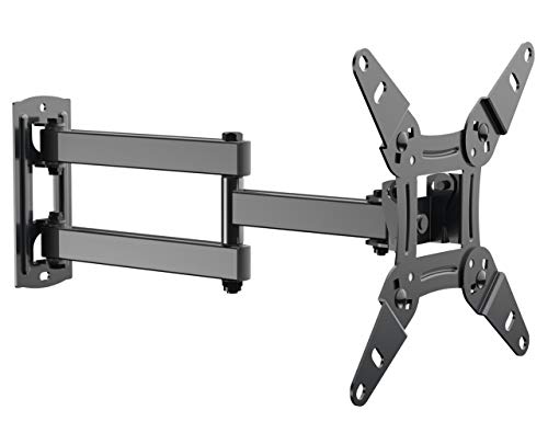 Product Cover Full Motion TV Wall Mount Bracket fits to Most 13-40 inch TVs & Monitors, Wall Mount TV Bracket with Arm Articulating Tilt Swivel & Extends 14.5
