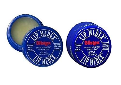Product Cover Blistex Medicated Lip Balm, Lip Medex - for Cold, Sores, Cracked & Dry Lips - 0.25 Oz x 2 Pack