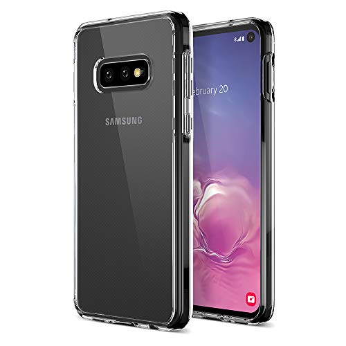 Product Cover Trianium Clarium Case Designed for Galaxy S10e Case (2019) - Clear TPU Cushion/Hybrid Rigid Back Plate/Reinforced Corner Protection Cover for Samsung Galaxy S10e Phone(PowerShare Compatible)
