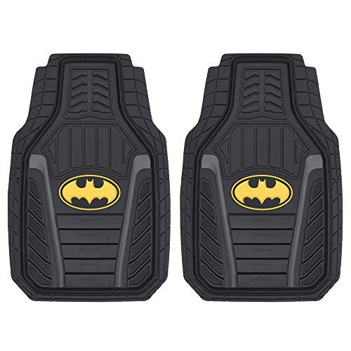 Product Cover Armored Batmobile Liners - Premium Batman Car Floor Mats for Auto Truck SUV - Deep Molded All Weather Protection