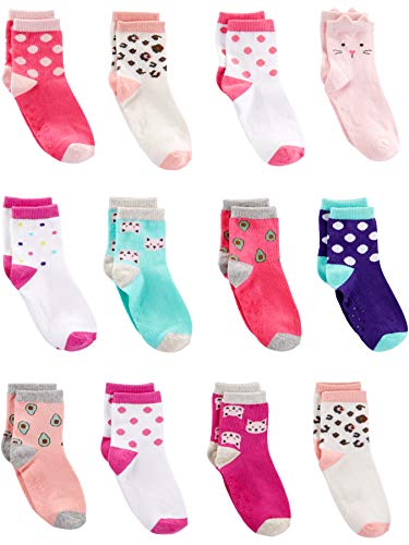 Product Cover Simple Joys by Carter's Toddler Girls' 12-Pack Sock Crew