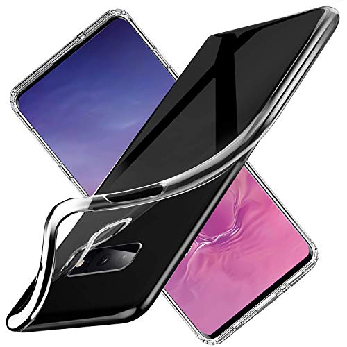 Product Cover Galaxy S10e Case, Unov Clear Soft TPU Shock Absorption Slim Protective Back Cover for Samsung Galaxy S10e 5.8in (Crystal Clear)