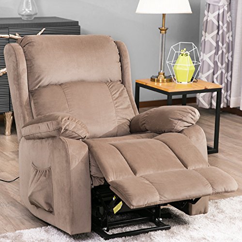 Product Cover Power Lift Chair for Elderly Reclining Chair Sofa Electric Recliner Chairs with Remote Control Soft Fabric Lounge 