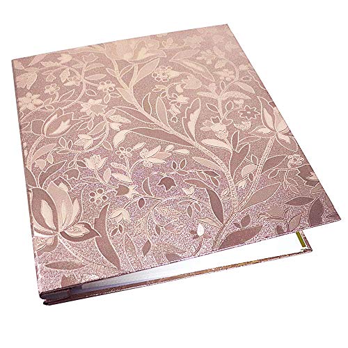 Product Cover Self-Adhesive Photo Album DIY Scrapbook Set with Sticky Page 8X10 6X8 5X7 4X6 Photo Christmas Day Communion Gifts for Boys Girls Birthday Gifts for Mum (Champagne Gold-Small)