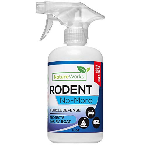 Product Cover Rodent No More I Rodent Repellent Spray I Mice Rat & Squirrel Deterrent I Car & RV Defense | Natural Organic Peppermint Oil | Indoor + Outdoor | Pet Safe (16oz)