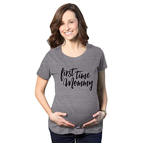 Product Cover Maternity First Time Mommy Pregnancy Tshirt Cute Belly Bump Tee for Mother to Be
