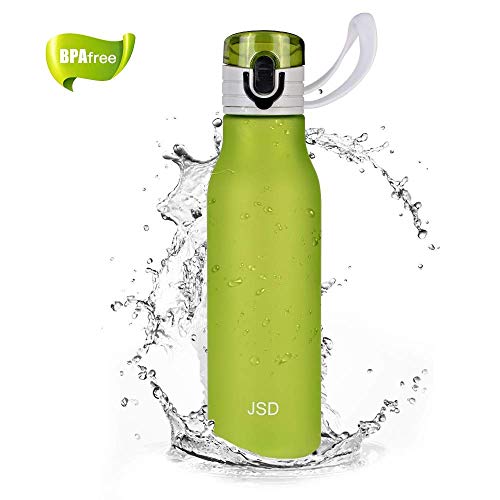 Product Cover JSD Sports Water Bottle, Simple Best Water Bottle, One Click Open, Flip Top Leak Proof Lid, Safety Material Bottle Perfect Suitable for Travel and Home (20 oz)
