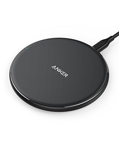 Product Cover Anker Wireless Charger, PowerPort Wireless 5 Pad Upgraded, Qi-Certified, Compatible iPhone 11, 11 Pro, 11 Pro Max, Xs Max, XS, XR, X, 8, 8 Plus, Galaxy S10 S9 S8, Note 10 Note 9 Note 8 (No AC Adapter)