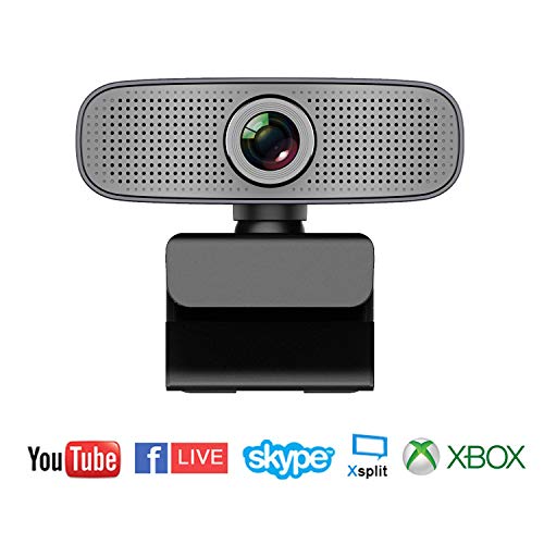Product Cover Spedal Full HD Webcam 1080p, USB Streaming Webcam, Computer Laptop Camera for OBS Xbox XSplit Skype Facebook, Compatible for Mac OS Windows 10/8/7