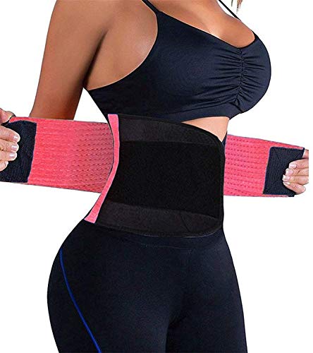 Product Cover Waist Trainer Belt Waist Cincher Trimmer Slimming Body Shaper Belts Sport Girdle for Women Pink