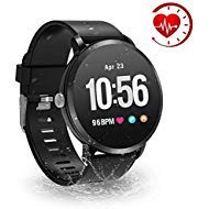Product Cover YoYoFit Smart Fitness Watch with Heart Rate Monitor, Waterproof Fitness Activity Tracker Step Counter with Music Player Control, Customized Face Look GPS Pedometer Watch for Women Men