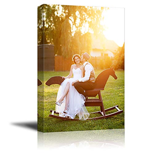 Product Cover NWT Custom Canvas Prints with Your Photos, Personalized Canvas Pictures for Wall to Print Framed 14x11 inches