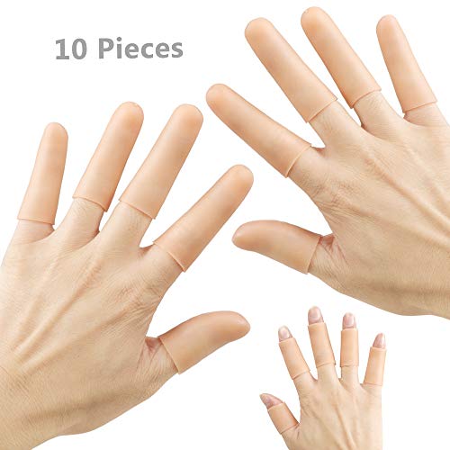 Product Cover Finger Cot Gel Finger Protector Finger Brace Support Finger Gloves Waterproof Finger Eczema Bandages for Trigger Finger Hand Eczema Finger Cracking Finger Arthritis