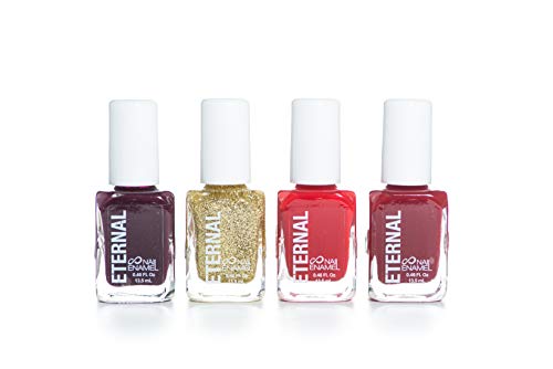 Product Cover Eternal Christmas Collection 4 Set Color Pieces: Long Lasting, Hardener and Bright Finish - 0.46 Fluid Ounces