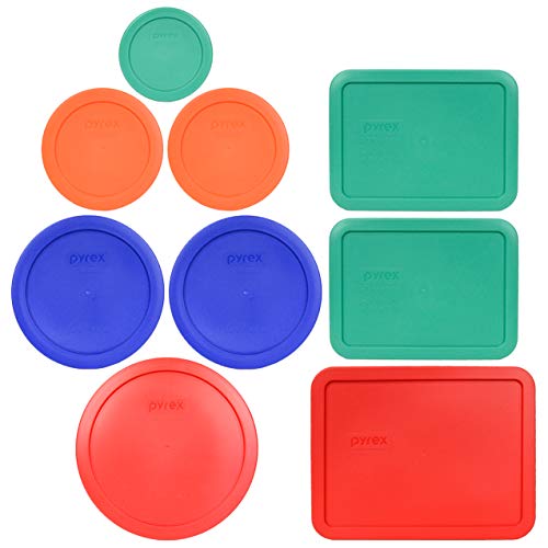Product Cover Pyrex (1) 7402-PC 6/7 Cup Red (2) 7201-PC 4 Cup Cadet Blue (2) 7200-PC 2 Cup Orange (1) 7202-PC 1 Cup Green (2) 7210-PC 3 Cup Light Green (1) 7211-PC 6 Cup Red Food Storage Lids