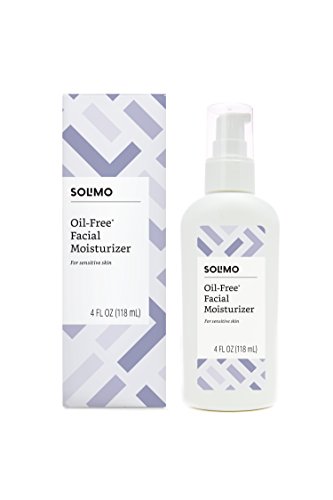 Product Cover Amazon Brand - Solimo Oil-free Facial Moisturizer for Sensitive Skin, 4 Fluid Ounce, 1 pack