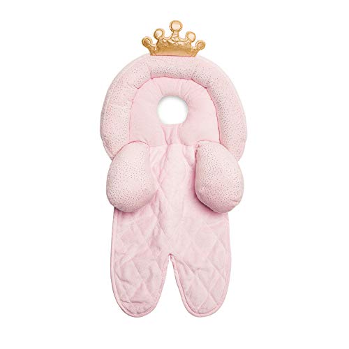 Product Cover Boppy Preferred Head and Neck Support, Pink Royal Princess, Minky Fabric, Head Support for Infants
