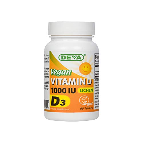Product Cover Deva Vegan Vitamins D3 1000 Iu, White, 90 Count
