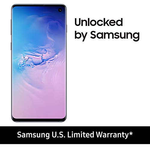 Product Cover Samsung Galaxy S10 Factory Unlocked Phone with 128GB (U.S. Warranty), Prism Blue