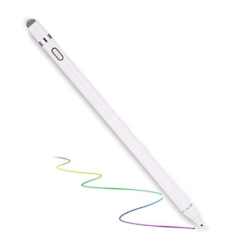 Product Cover Active Stylus Digital Pen for Touch Screens,Compatible for iPhone 6/7/8/X/Xr iPad Samsung Phone &Tablets, for Drawing and Handwriting on Touch Screen Smartphones & Tablets (iOS/Android) (White)