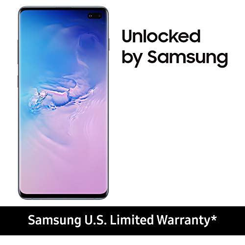 Product Cover Samsung Galaxy S10+ Plus 128GB Smart Phone, Prism Blue