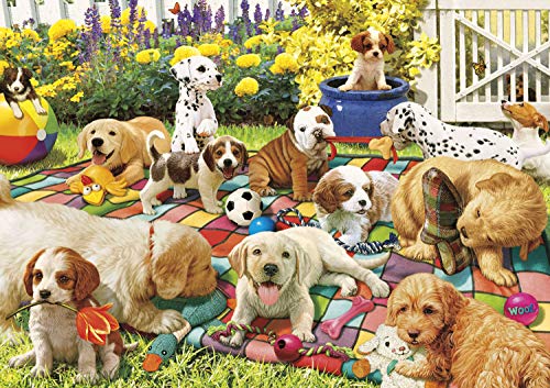 Product Cover Buffalo Games - Adorable Animals - Puppy Playground - 300 Large Piece Jigsaw Puzzle