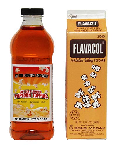 Product Cover Flavacol Popcorn Seasoning & Buttery Flavor Popcorn Topping Combo