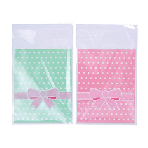 Product Cover NUOMI 200Pcs Self Adhesive Cellophane Bags, Resealable Cookie Treat Bags for Gift Giving, 3.9