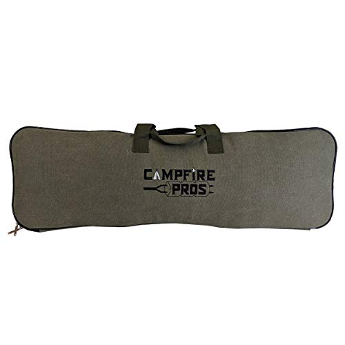 Product Cover Deluxe Pie Iron Storage Bag, Padded With Straps, Fits Up To 4 Pie Irons. By Campfire Pros.