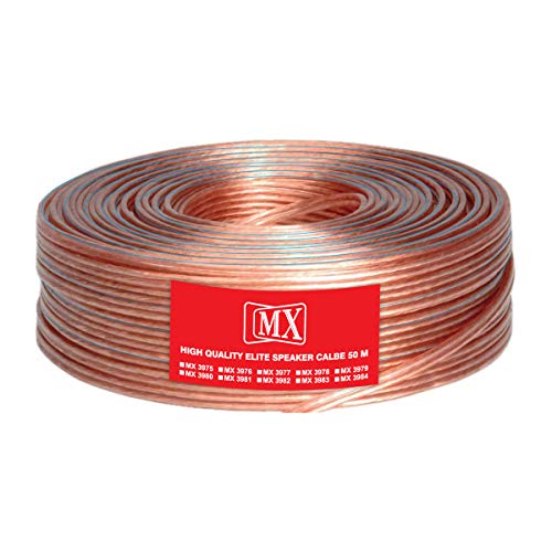 Product Cover MX HIGH Performance Speaker Cable Transparent 21 Wire OD 2.5 X 5.0 MM 50 MTR COIL-MX-3981