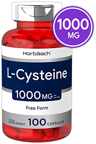Product Cover Horbaach L Cysteine 1000 mg 100 Capsules | Non-GMO, Gluten Free Supplement
