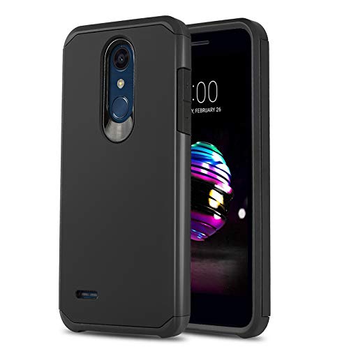 Product Cover Phone Case for [LG Premier PRO (L413DL,L414DL)], [DuoTEK Series][Black] Shockproof Cover [Impact Resistant] for LG Premier Pro LTE (Tracfone, Simple Mobile, Straight Talk, Total Wireless)