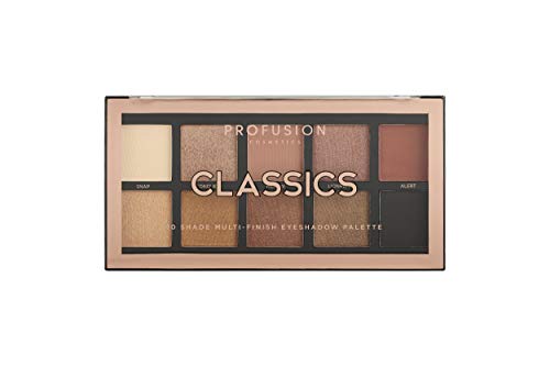 Product Cover Profusion Cosmetics Mini Artistry 10 Shade Eyeshadow Palette, Classics