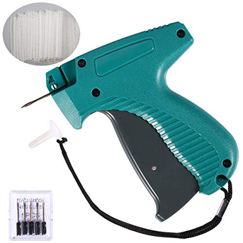 Product Cover Price Tag Gun, Standard Attacher Tagging Gun for Clothing Clothes Labeler with 6 Needles & 1000pcs Barbs Fasteners & Organizer Bag