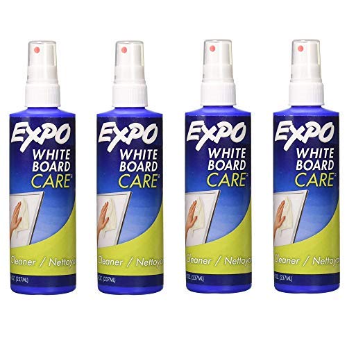 Product Cover Dry Erase Surface Cleaner, 8oz Spray Bottle [Set of 4]