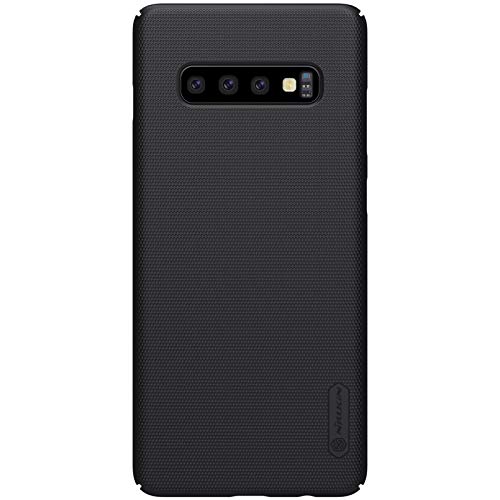 Product Cover Nillkin Super Frosted Shield Hard Back Cover Case for Samsung Galaxy S10 - Black