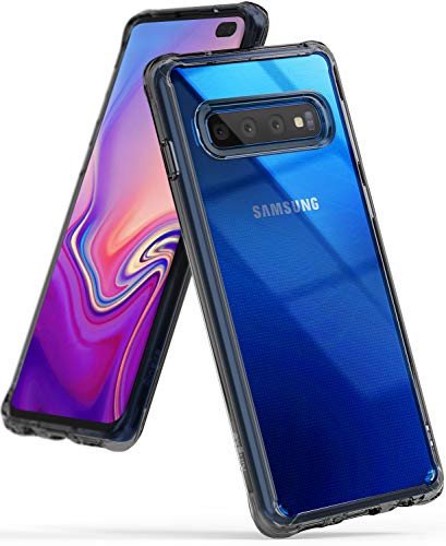 Product Cover Ringke Fusion Designed for Galaxy S10 Plus Case Crystal PC Back Perfect Ceramic Body Fit Drop Protective Cover for Galaxy S10 Plus (6.4