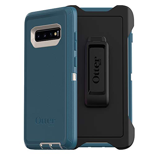 Product Cover OtterBox DEFENDER SERIES SCREENLESS EDITION Case for Galaxy S10+ - BIG SUR (PALE BEIGE/CORSAIR)