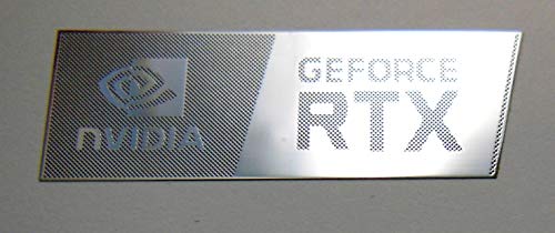 Product Cover VATH Made NVIDIA Geforce RTX Metal Sticker 12 x 35mm / 1/2