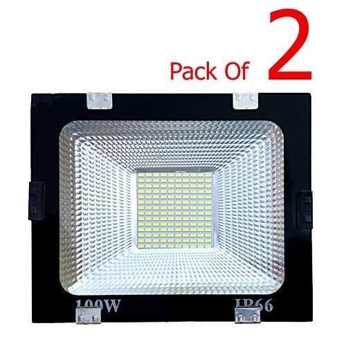 Product Cover Generic RE20180039 100-Watt Flood Outdoor Light (Pack of 2, White)