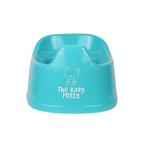 Product Cover Mini Potty for Early Potty Training | Elimination Communication | Portable and Lightweight Design | Promotes Full Potty Independence | EC Child Potty Training Toilet (Turquoise)
