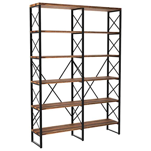 Product Cover IRONCK Bookshelf Double Wide 6-Tier 76