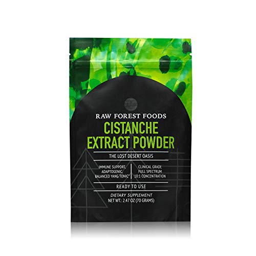 Product Cover RAW Forest Foods - Cistanche Tubulosa Extract Powder (70 Grams) - 10:1 Potent Tonic Adaptogen to Support Immune System, Anti-Aging, Hormone Boost, and Strong Aphrodisiac - Vegan
